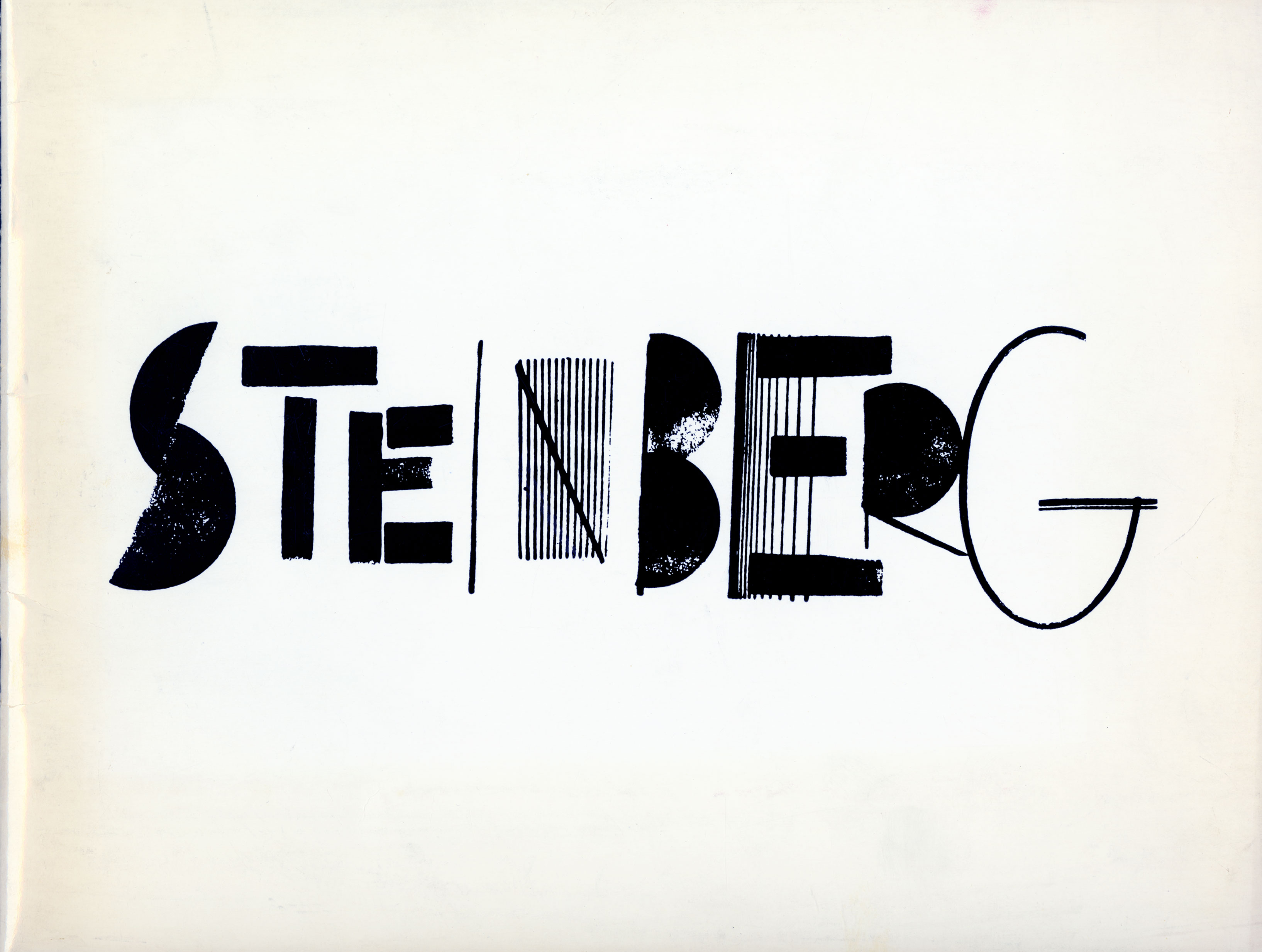 Steinberg in hand drawn lettering